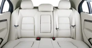 How to clean white leather car seats.